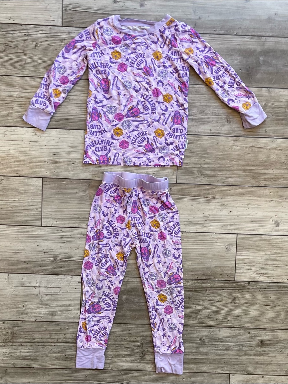 Bamboo Bliss | Hell Fire Club Pajama Set | Size: 3T